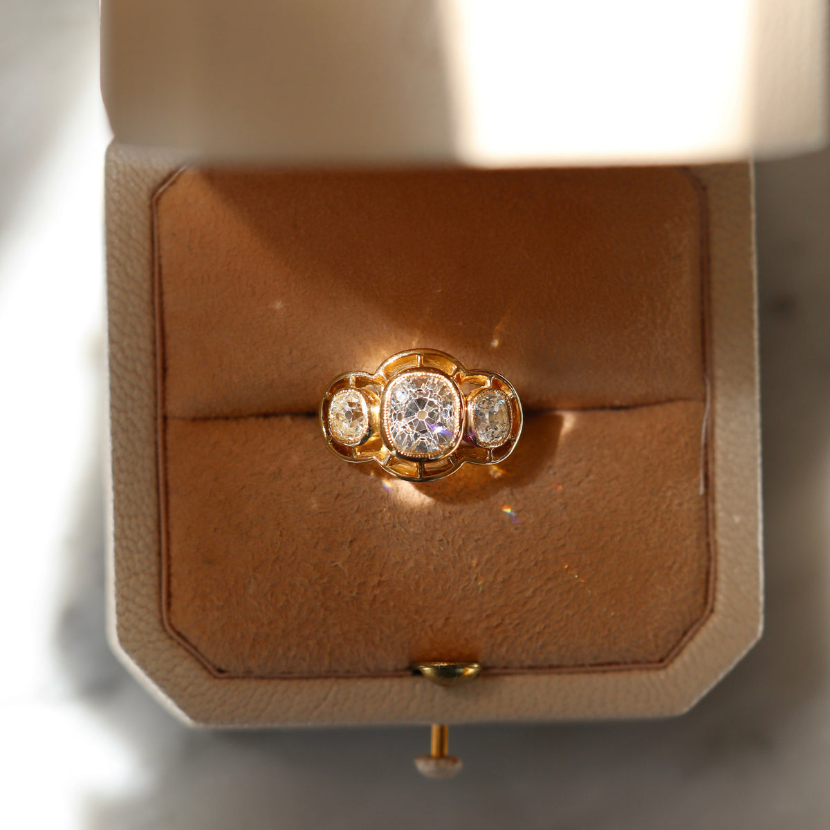 AB MADE diamond engagement ring