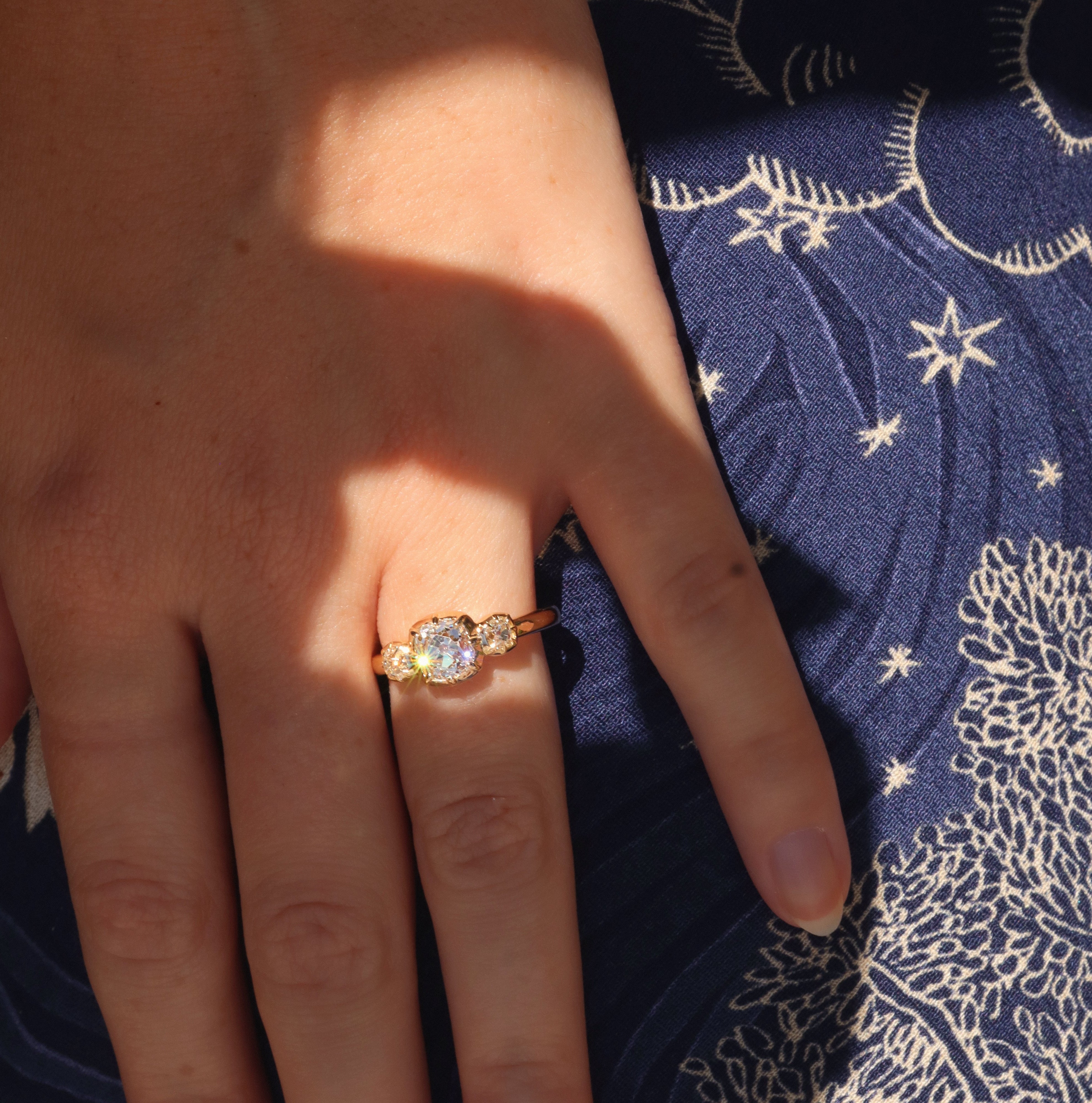 AB MADE diamond engagement ring