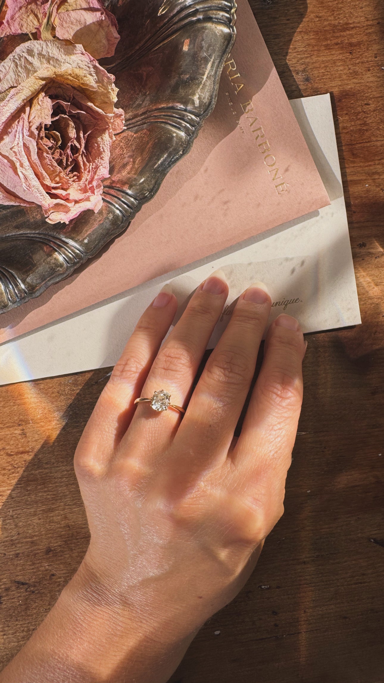 AB MADE diamond engagement ring