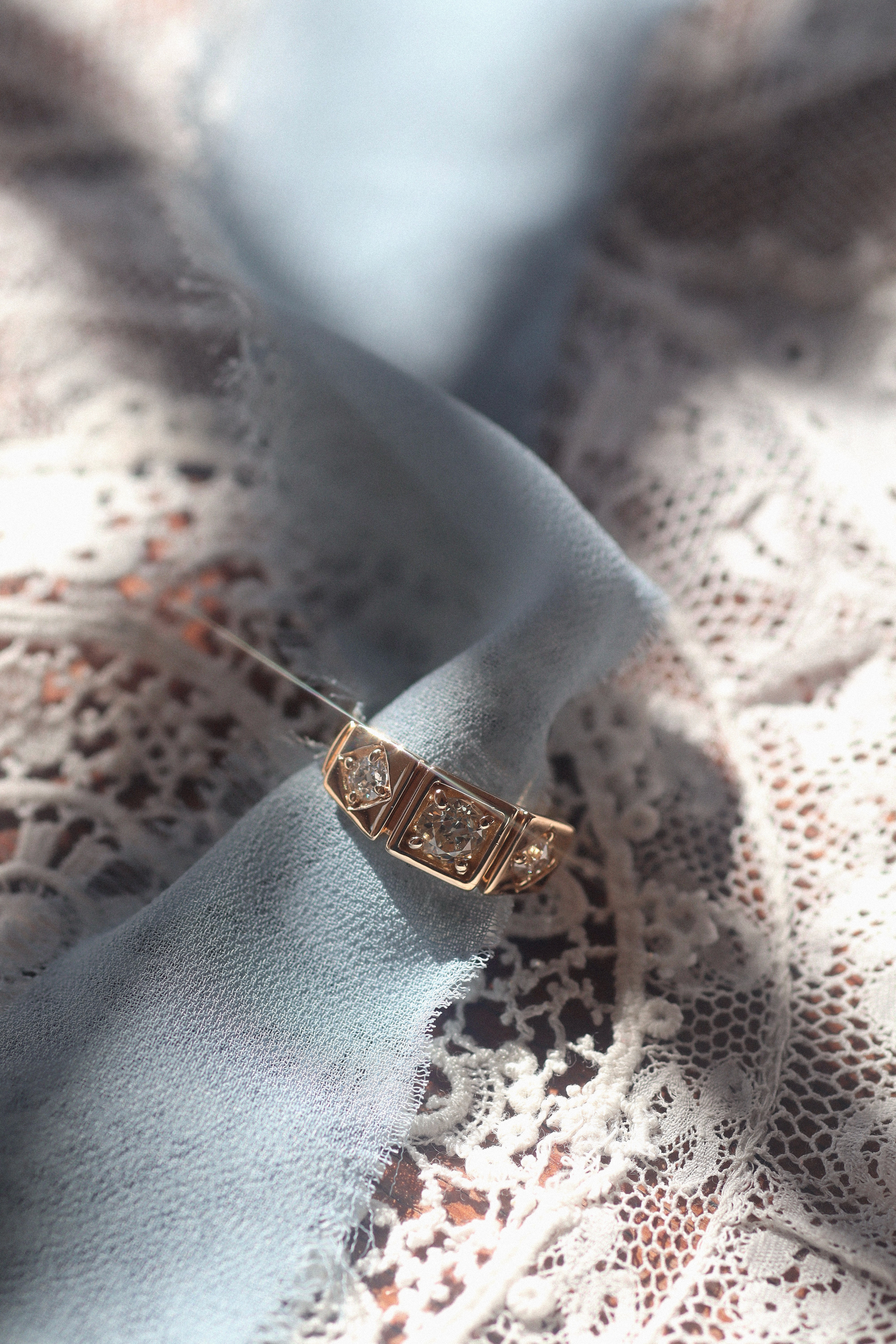 AB MADE diamond engagement ring