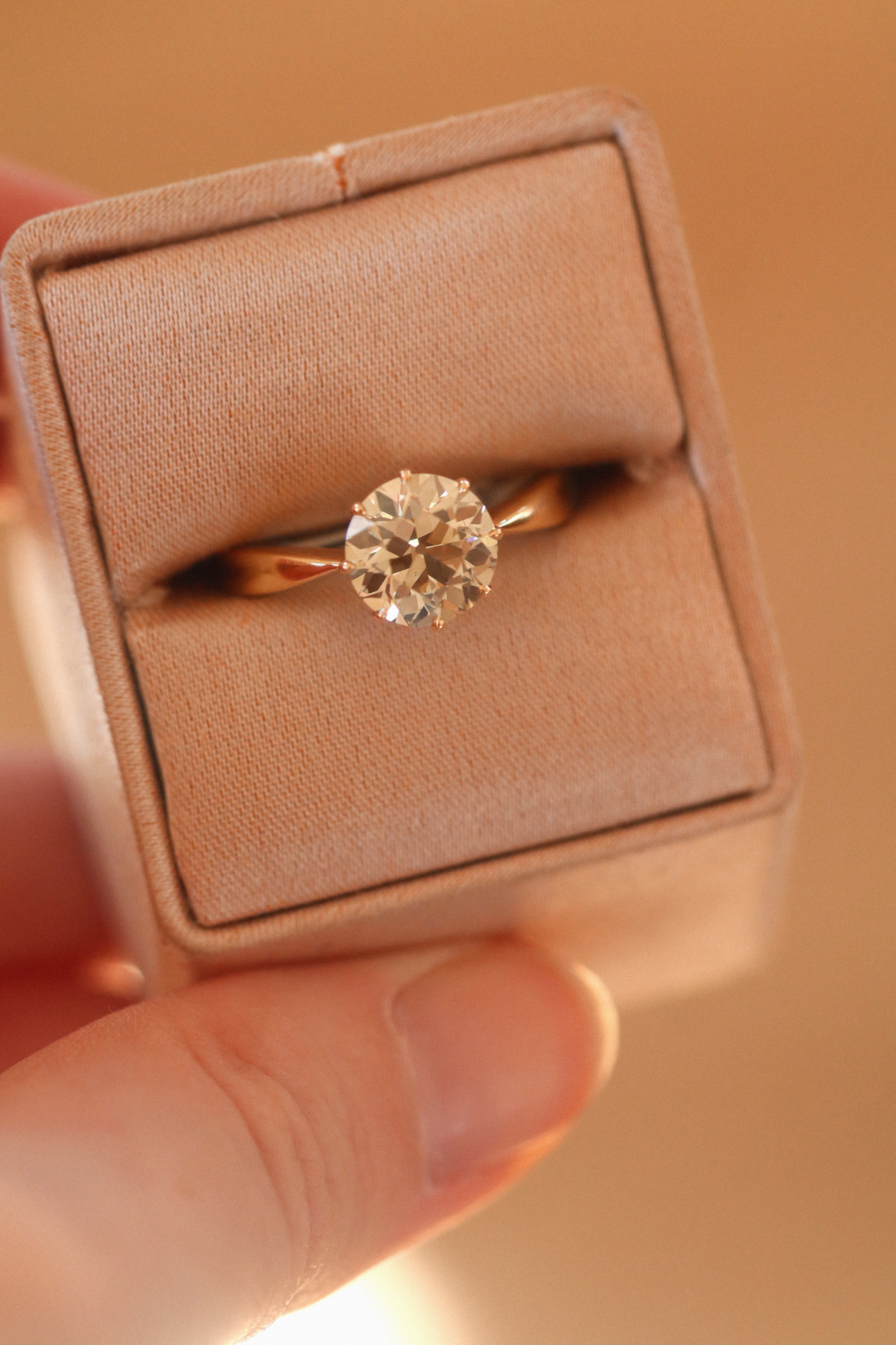 AB MADE diamond engagement ring