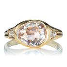 Unique Shape Old Mine Rose Cut Diamond