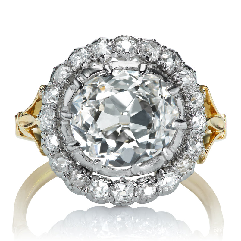 Vintage Cluster Engagement Rings Andria Barbone Jewelry