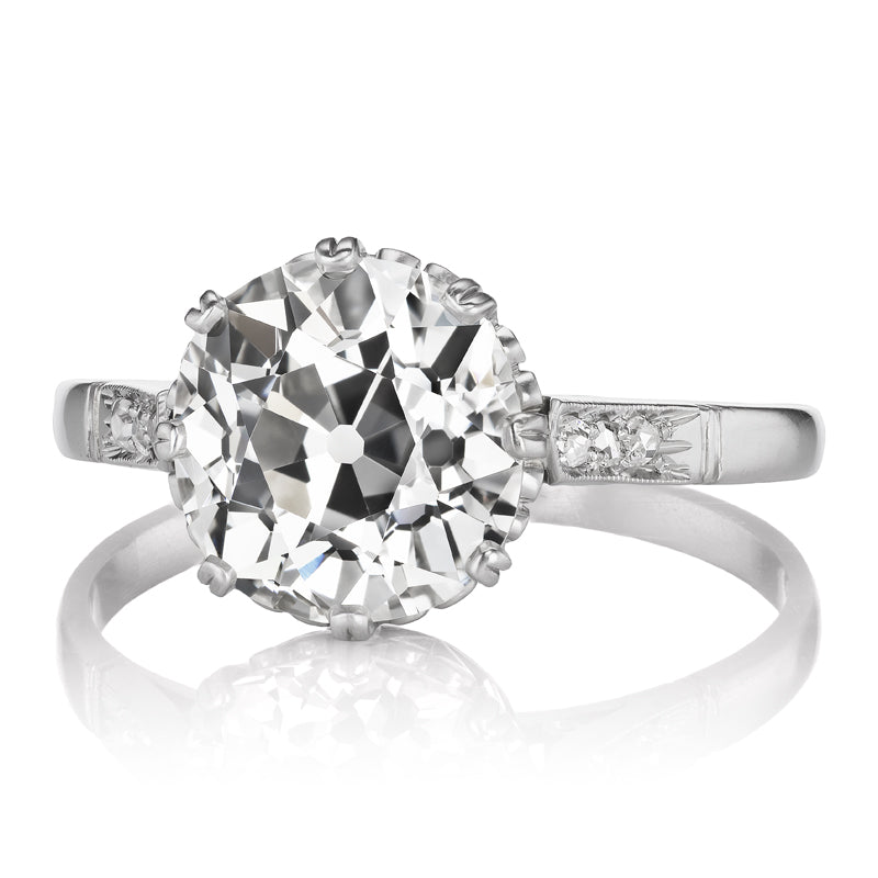 3-4 Carats vintage engagement ring