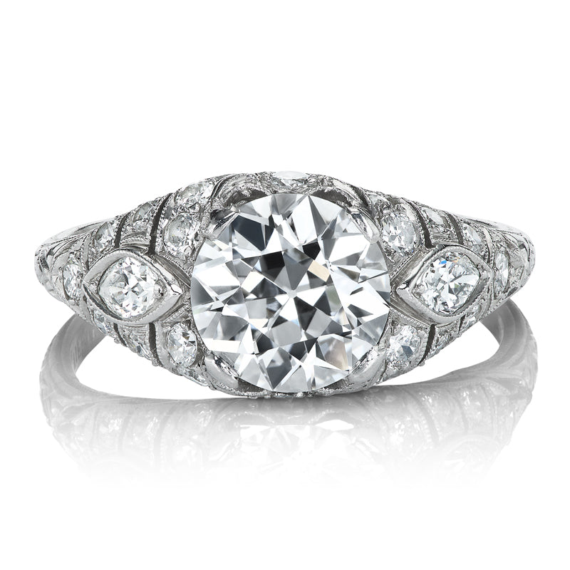 Antique Tiffany & Co 2.09ct Old European Cut Diamond Ring