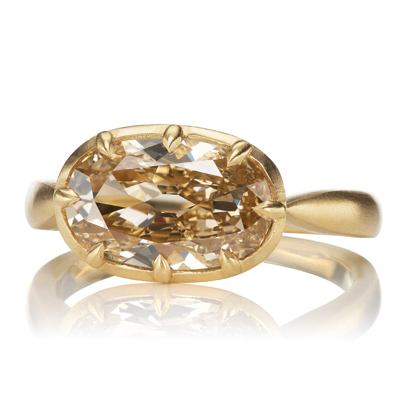 2.81ct Oval Diamond diamond engagement ring