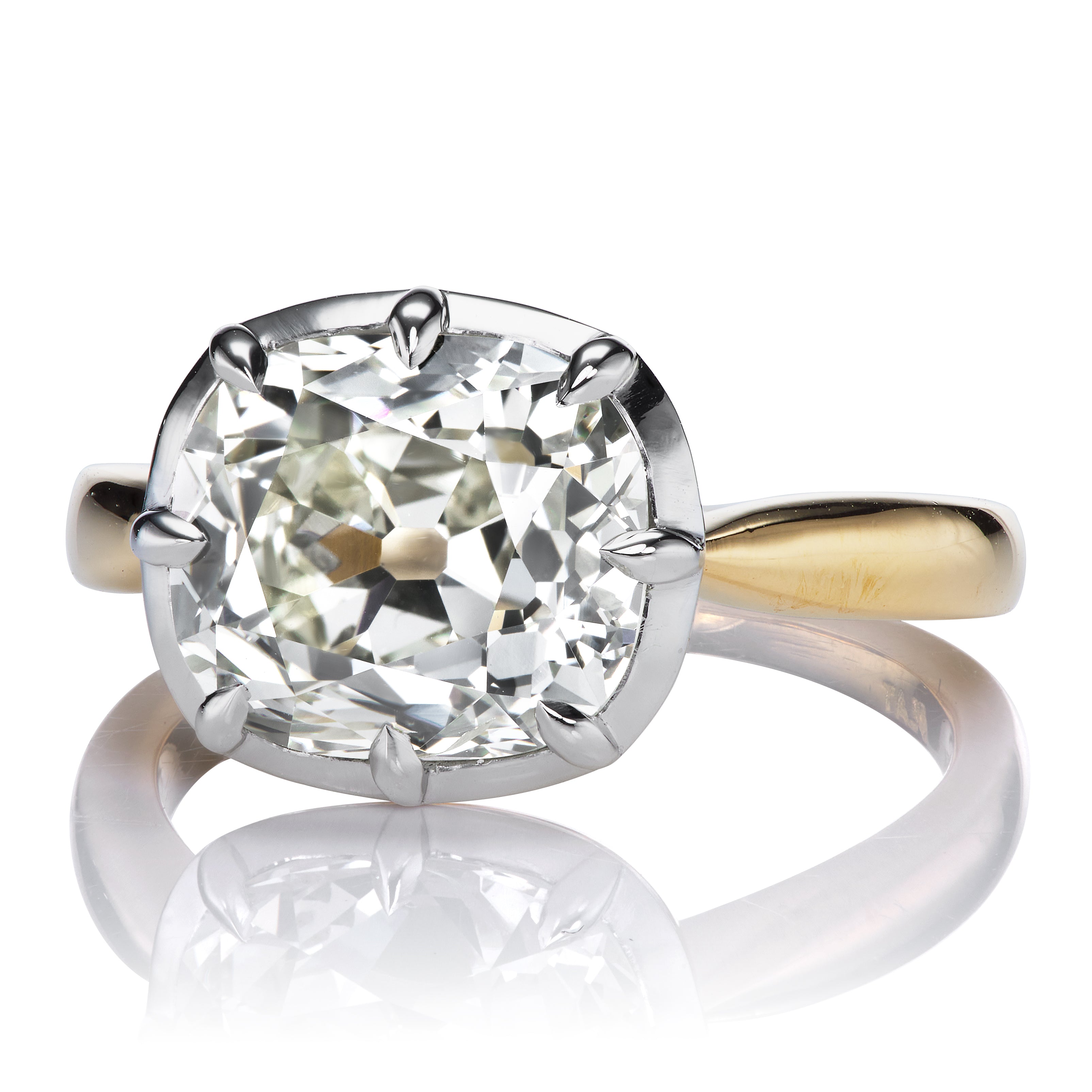 4.17ct Old Mine Cut Diamond diamond