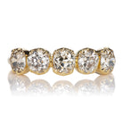 Five Stone Diamond Half Hoop Ring