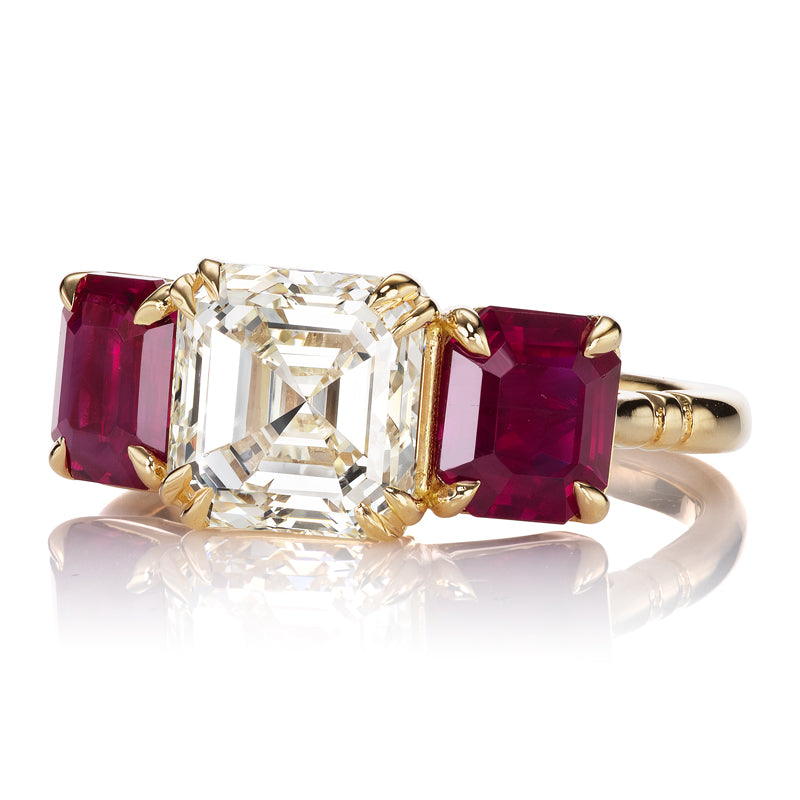 2-3 Carats gemstones  vintage engagement ring