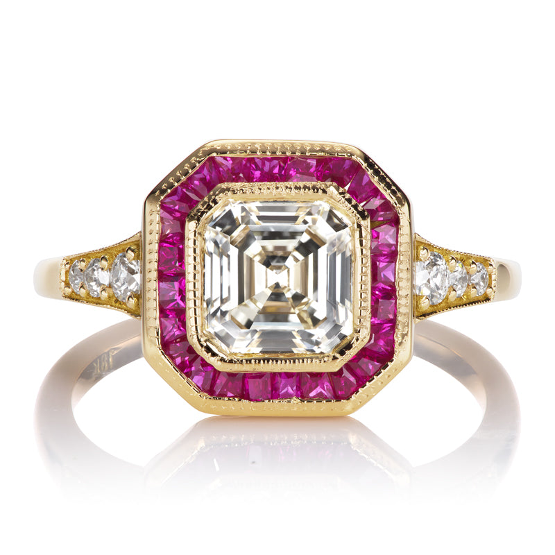 Vintage Antique Ruby Engagement Rings Andria Barbone Jewelry