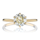 Solitaire 1.11ct Old European Cut Diamond Ring under $10,000