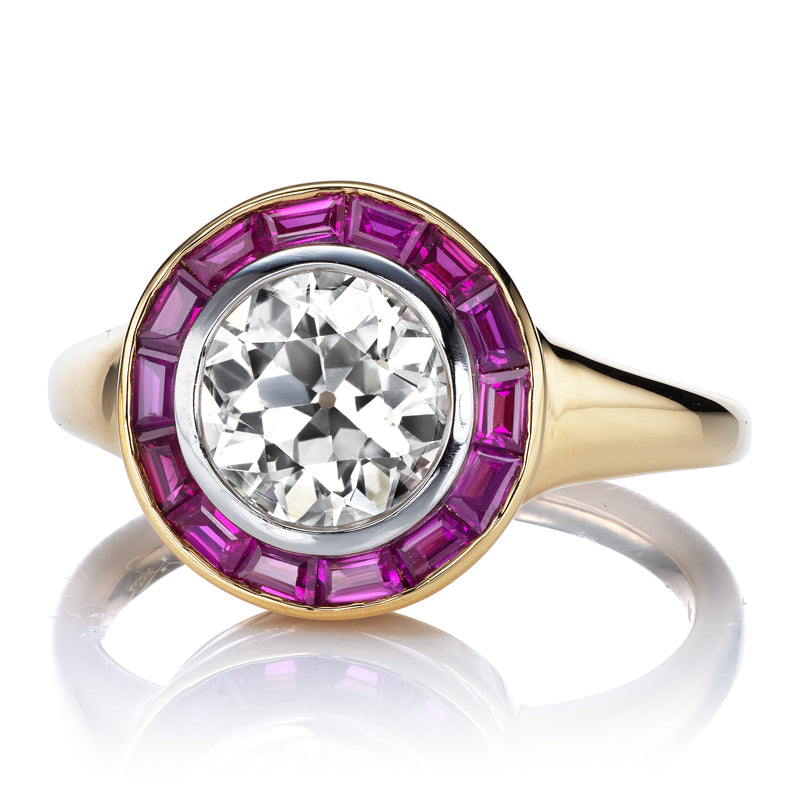 1-2 Carats gemstones vintage engagement ring