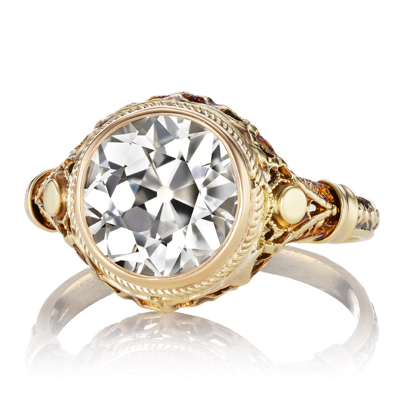 2-3 Carats vintage engagement ring