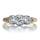 Antique Victorian Three Stone Diamond Ring