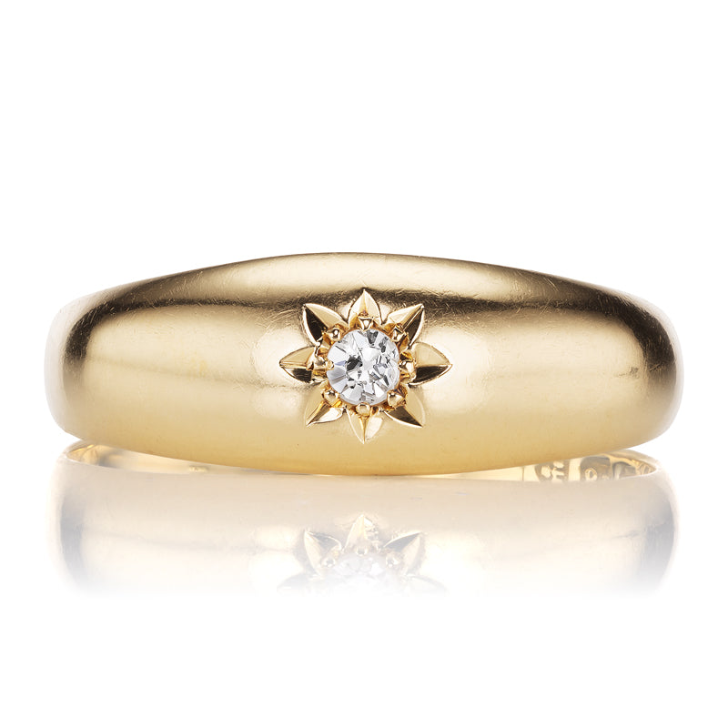 Celestial Antique Victorian Starburst Ring