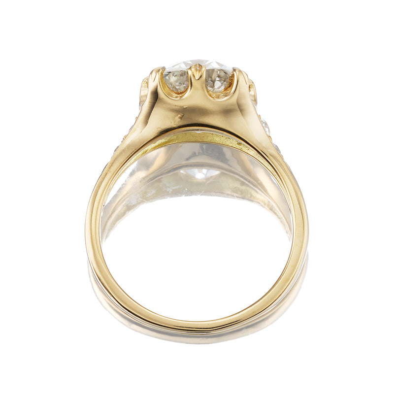 3-4 Carats vintage engagement ring