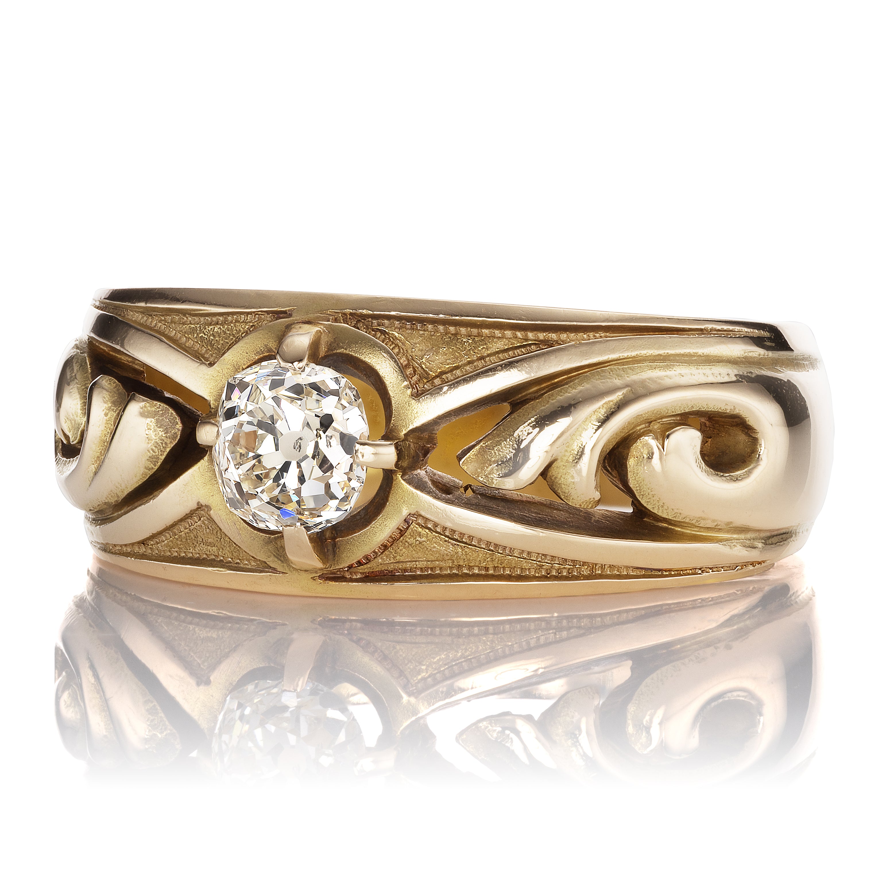 Less than 1  vintage engagement ring