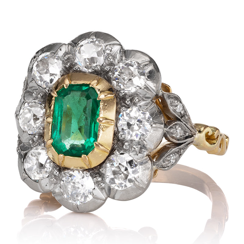 1-2 Carats gemstones  vintage engagement ring