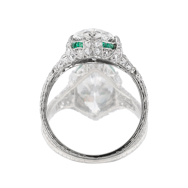 3-4 Carats vintage engagement ring