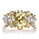 Antique Tiffany &amp; Co. Fancy Intense Yellow Diamond Ring