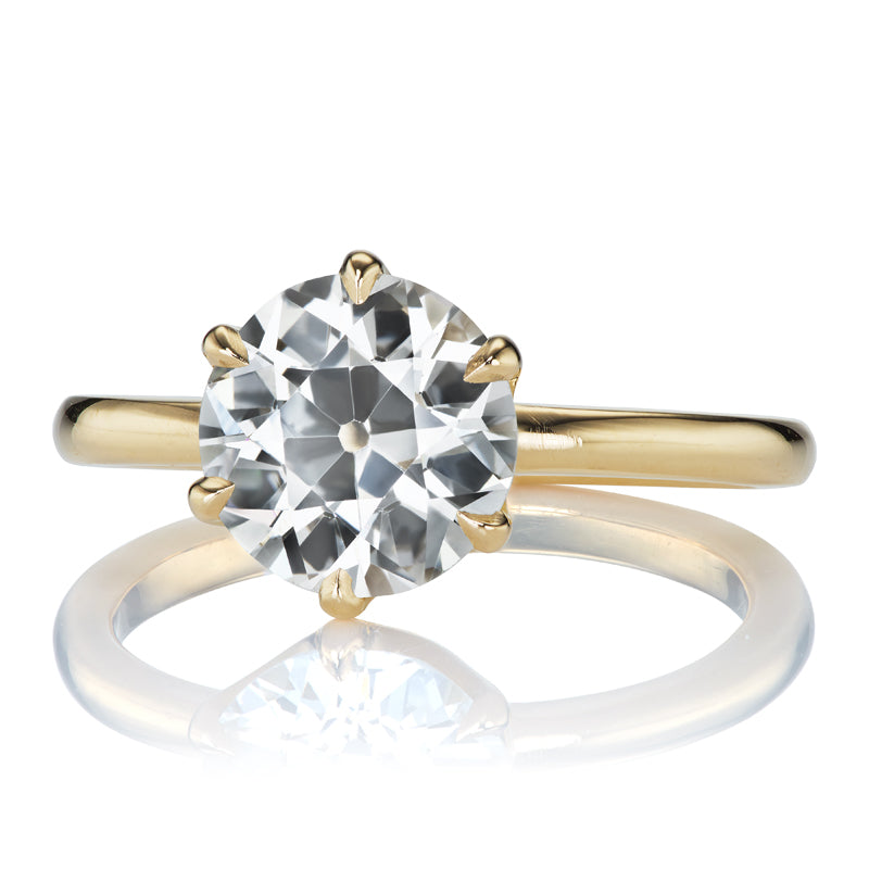 2.24ct Old European Cut Diamond diamond engagement ring