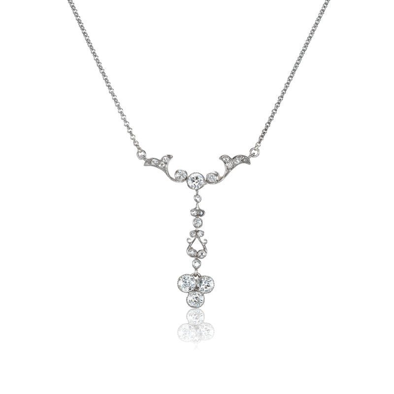 Dainty Edwardian Era Diamond Necklace