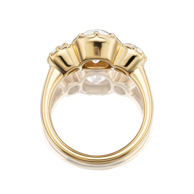 J-K-L color SI-I clarity diamond Rings