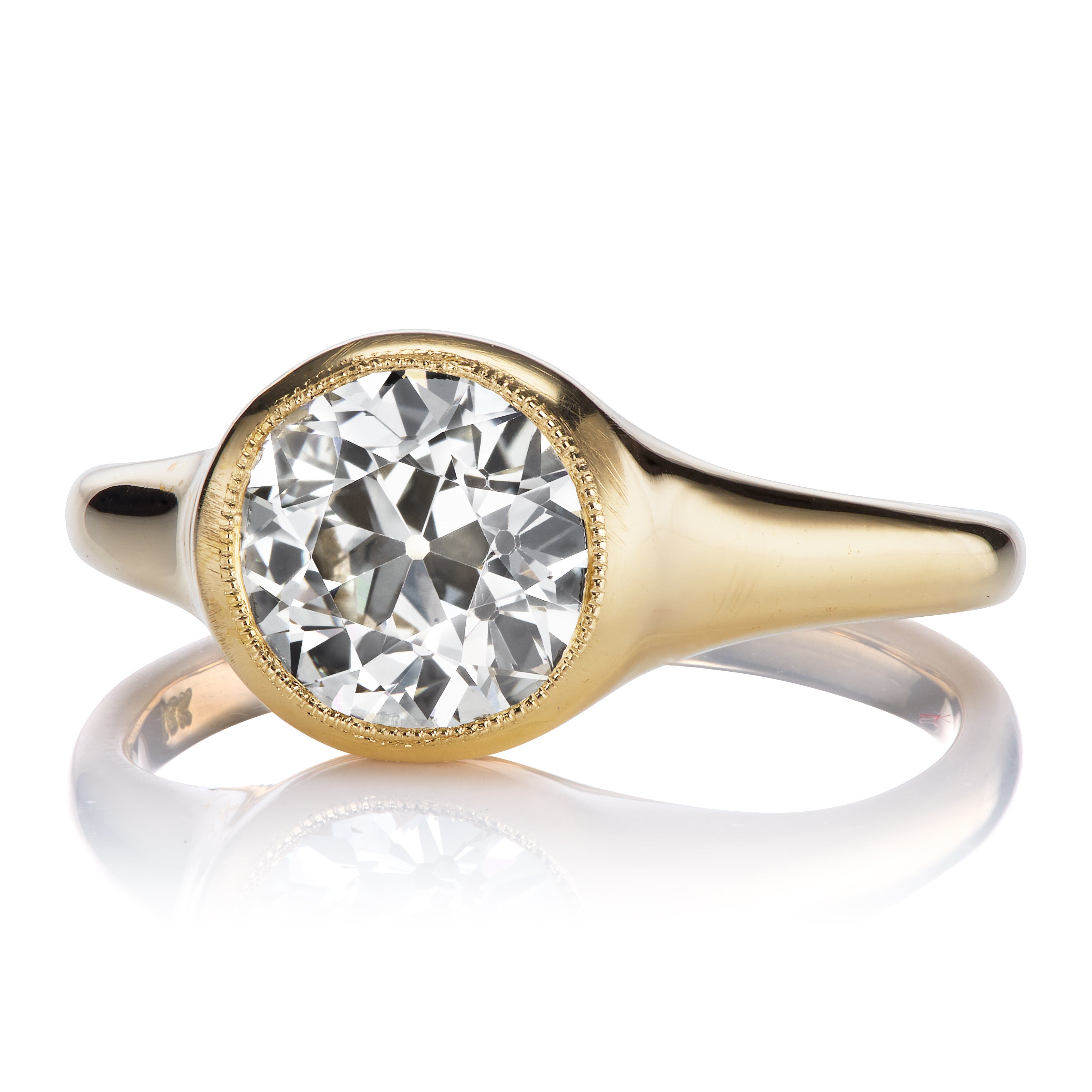 1.41ct Old European Cut Diamond diamond engagement ring