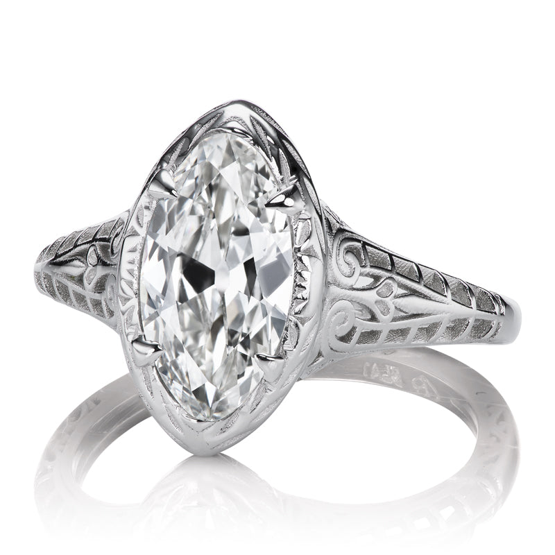 AB MADE diamond engagement ring