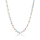 Antique Moonstone and Garnet Necklace