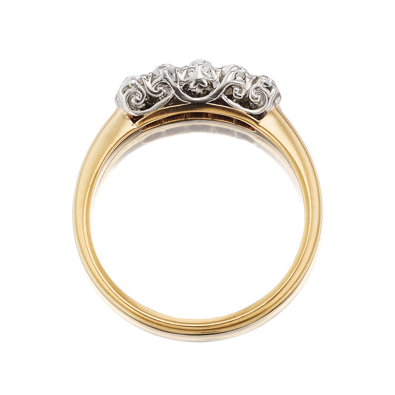 Less than 1  vintage engagement ring