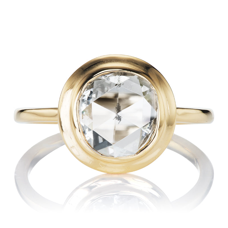 Bezel Set Rose Cut Ring