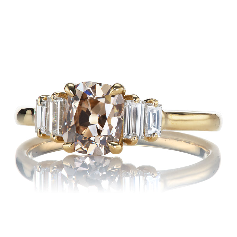 1.08ct Old Mine Cut Diamond diamond engagement ring