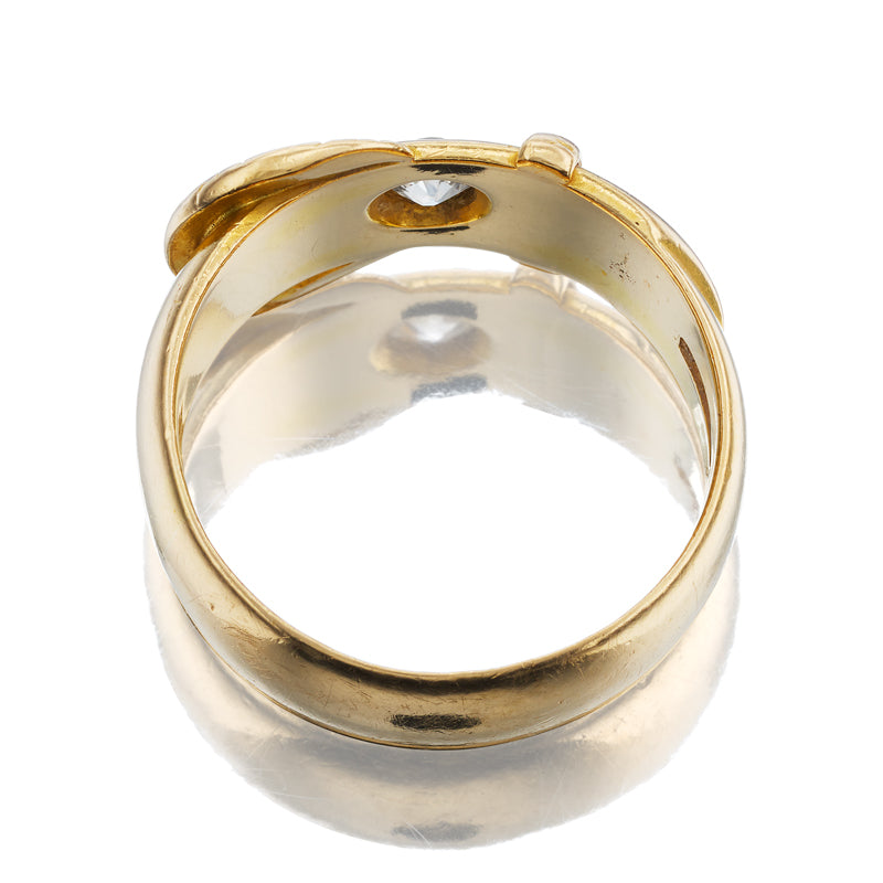 Antique Diamond Buckle Ring diamond engagement ring