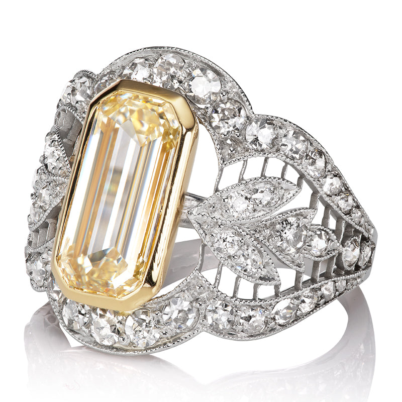 3-4 Carats vintage engagement ring