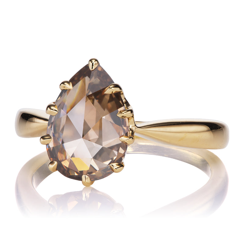 2.29ct Pear Cut Diamond diamond engagement ring