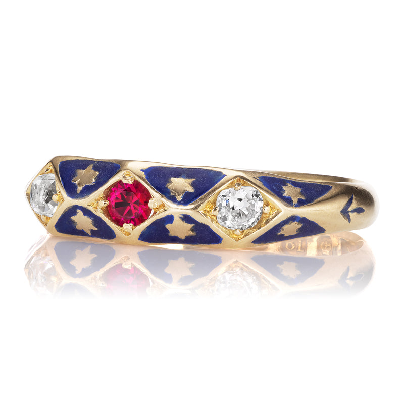 Less than 1  gemstones  vintage engagement ring