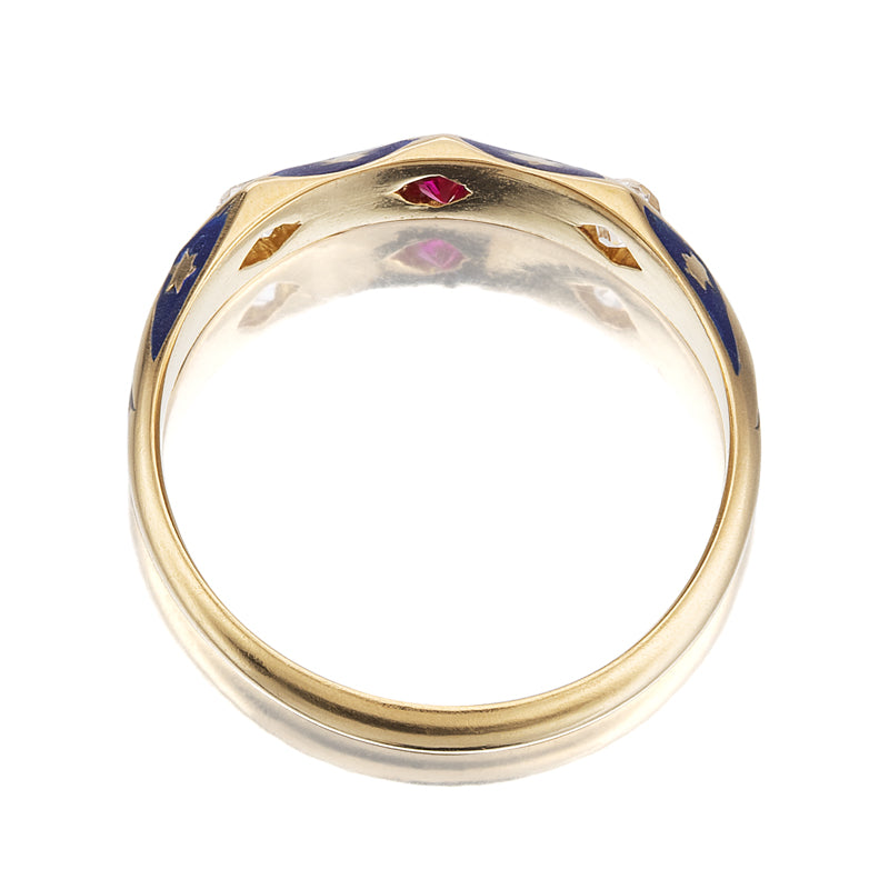SI-I clarity diamond Rings
