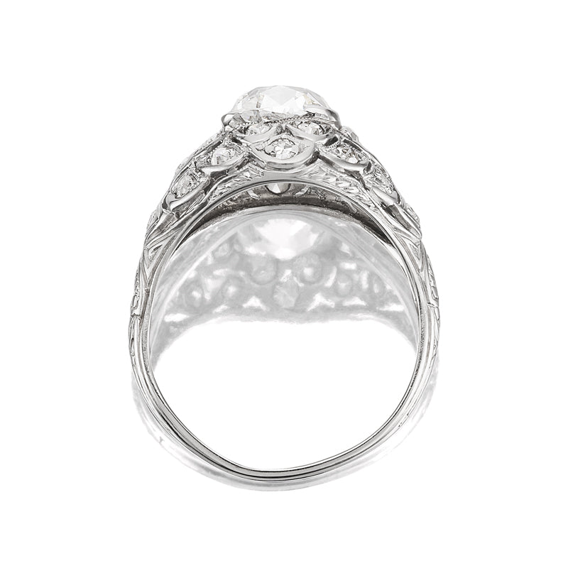 J-K-L color SI-I clarity diamond Engagement Rings
