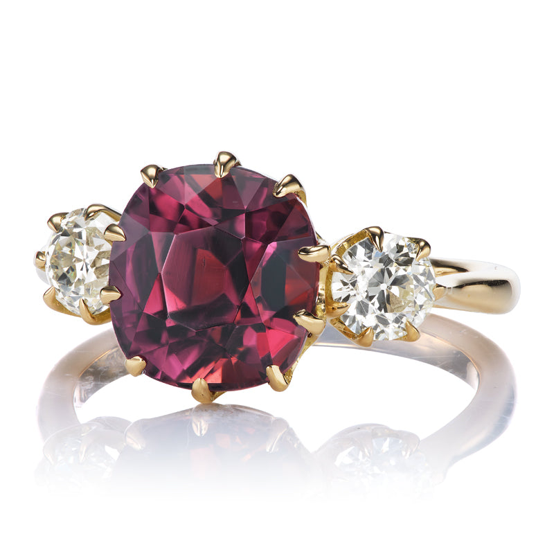 3.35ct Tourmaline Ring diamond engagement ring