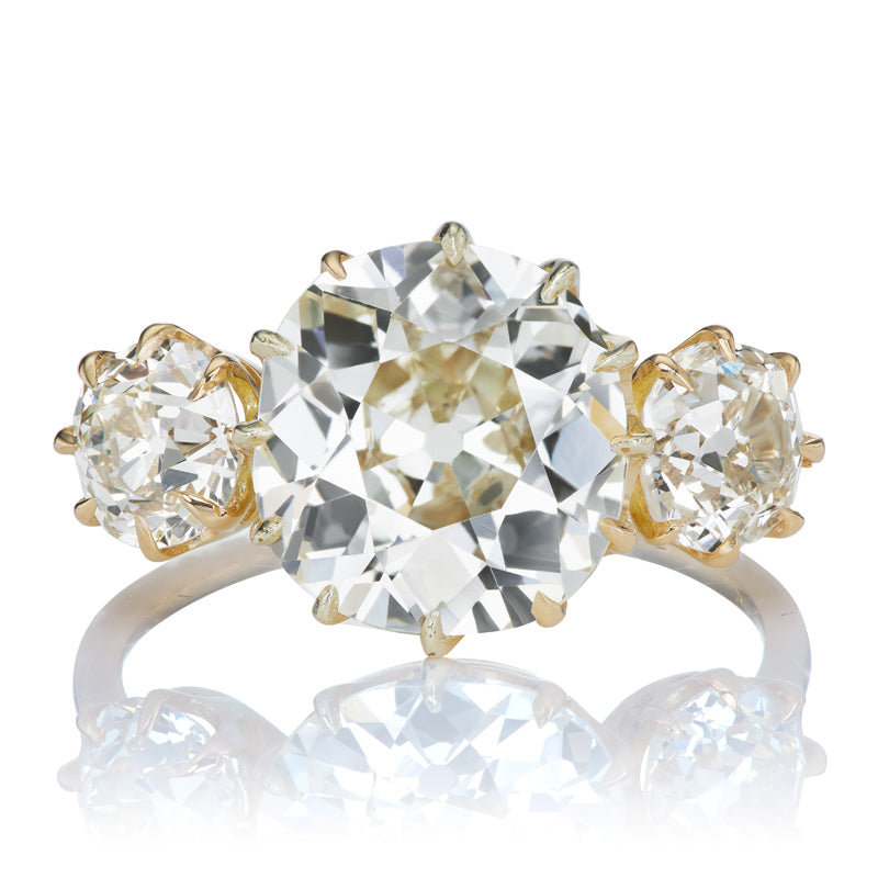 Spready 3.68ct Old Mine Cut Diamond