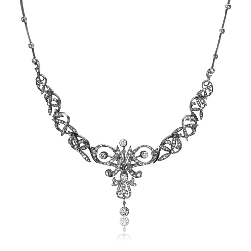 Authentic Victorian Era Diamond Necklace