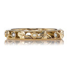 Antique Pearl and Leaf Wedding Band in 14kt Gold&nbsp;