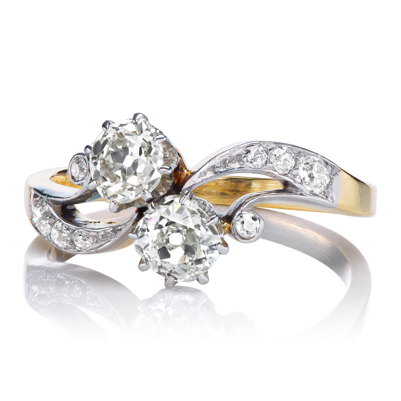 Toi Et Moi Diamond Ring diamond engagement ring