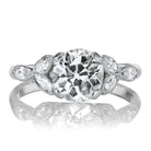Antique 1.60ct Old European Cut Diamond Platinum Ring