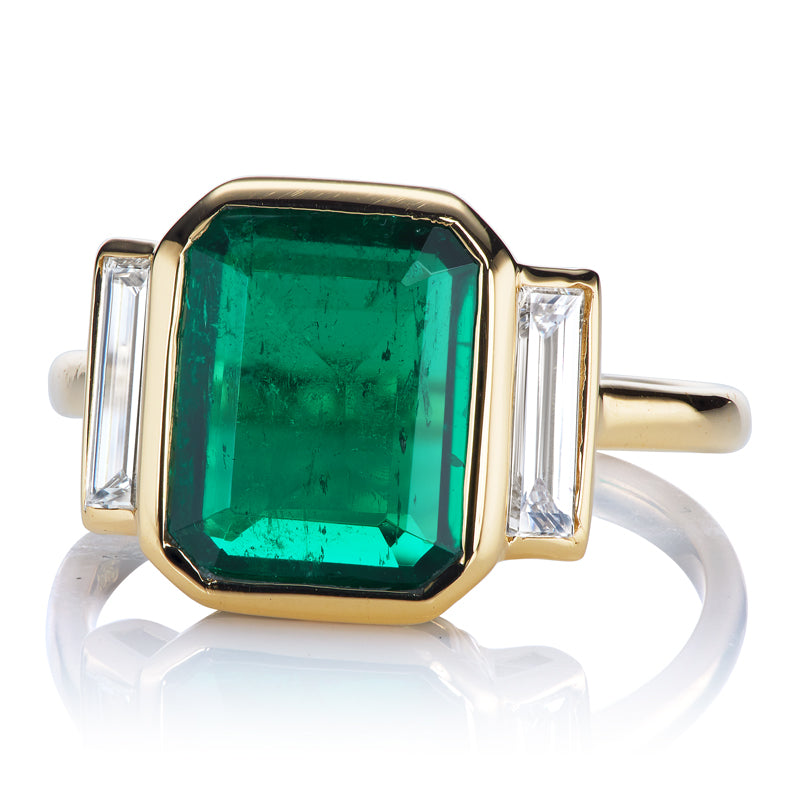 1-2 Carats gemstones  vintage engagement ring