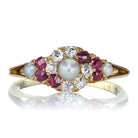 Antique Pear Cut Diamond Pendant