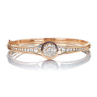 Antique Old Mine Cut Diamond Bangle