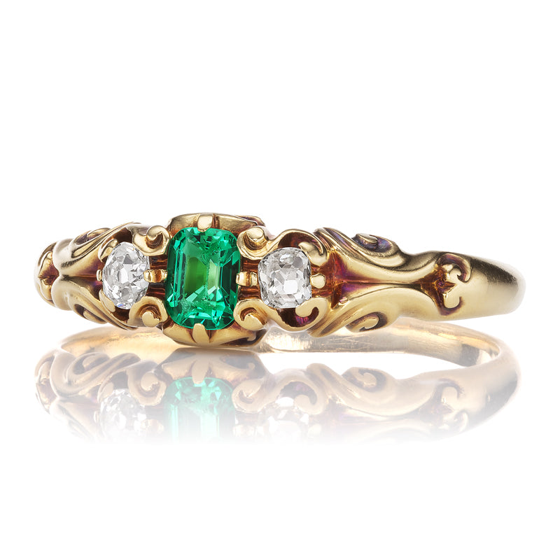 Less than 1  gemstones  vintage engagement ring