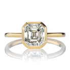 1.80ct Asscher Cut Diamond in Bezel Setting